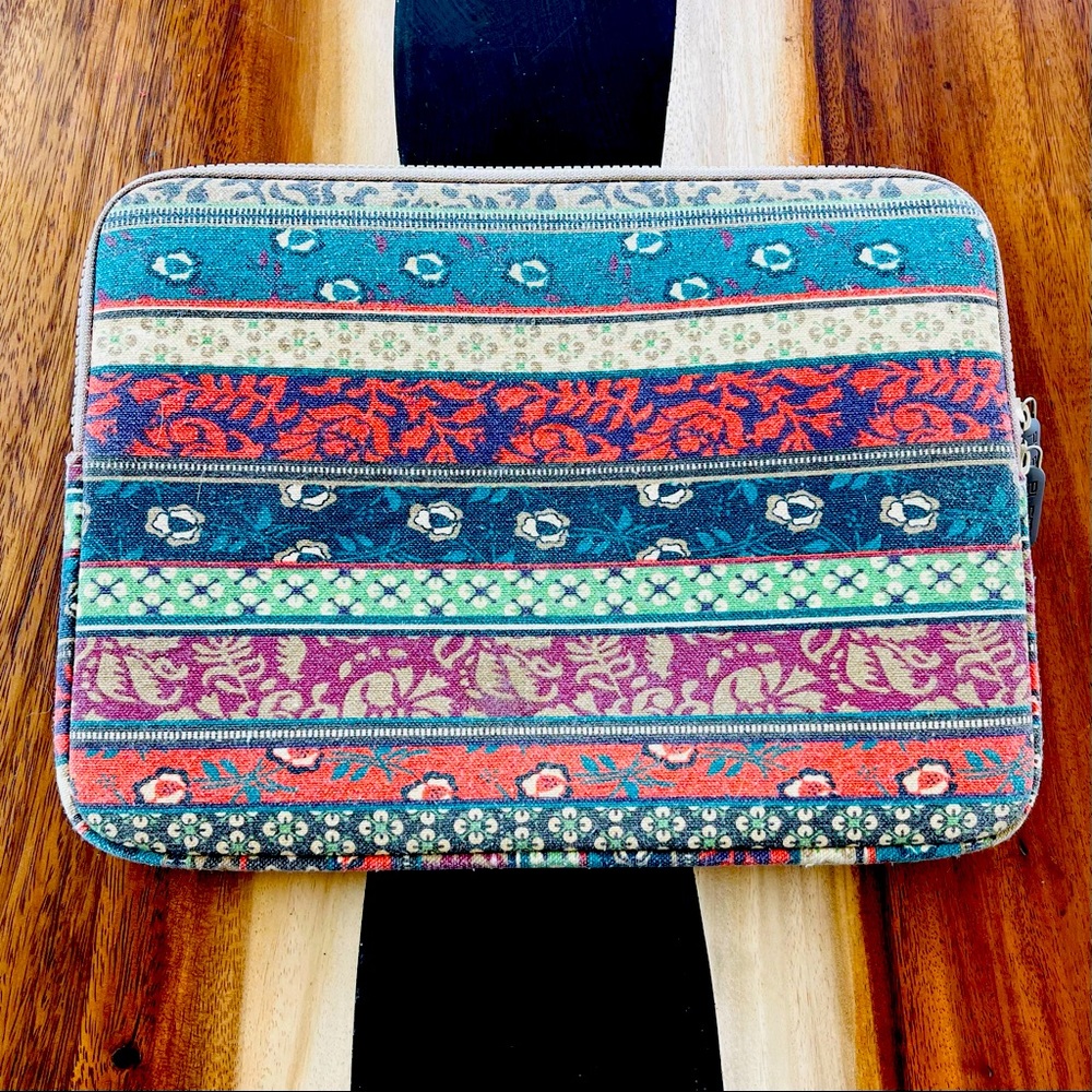 Cute bohemian laptop sleeve case 11”-11.6”